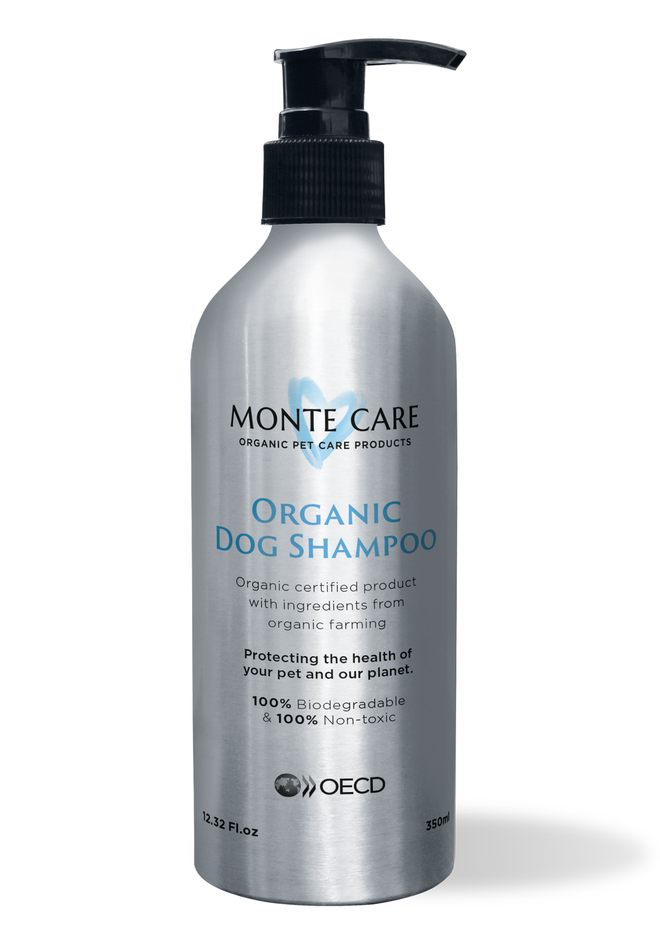 Hepburn Monte Care Aluminium Dog Shampoo 350ml